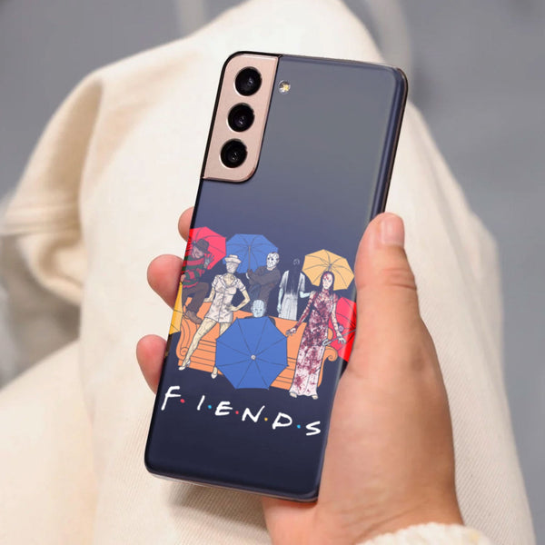 Husa compatibila cu Samsung Galaxy S21 FE model Friends horror edition, Silicon, TPU, Viceversa