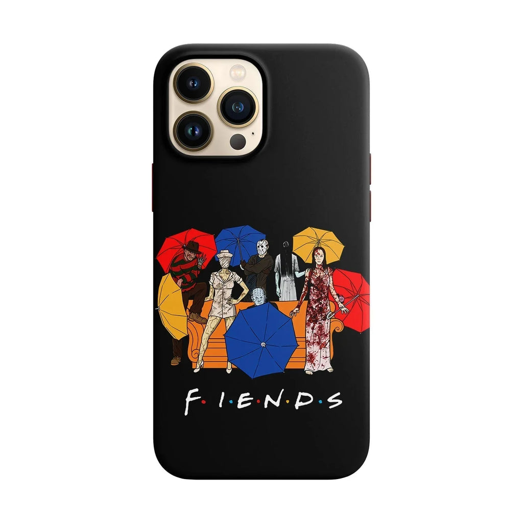 Husa compatibila cu Apple iPhone 14 Pro model Friends horror edition, Silicon, TPU, Viceversa - Viceversa