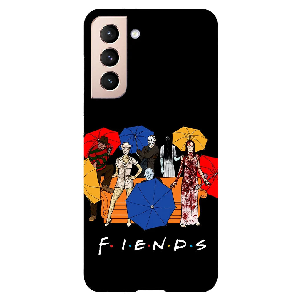 Husa compatibila cu Samsung Galaxy S21 Plus model Friends horror edition, Silicon, TPU, Viceversa - Viceversa