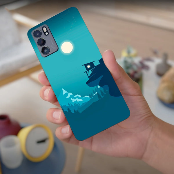 Husa compatibila cu Oppo Reno 5 4G model Full Moon, Silicon, TPU, Viceversa