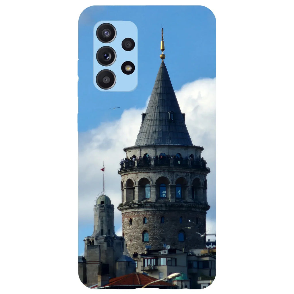 Husa compatibila cu Samsung Galaxy A53 5G model Galata Tower, Silicon, TPU, Viceversa - Viceversa