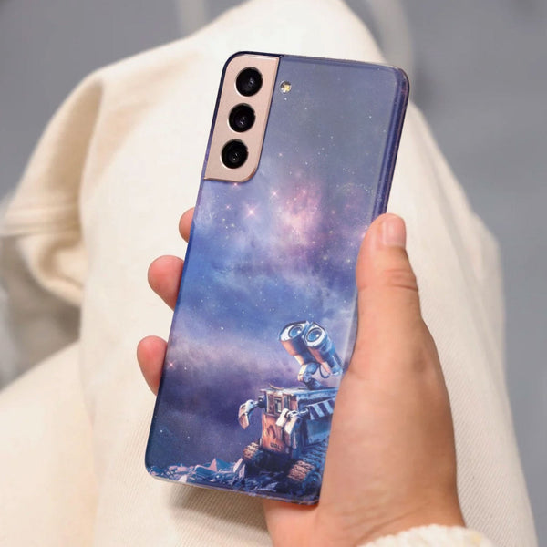 Husa compatibila cu Samsung Galaxy S21 FE model Galaxy Wall-e, Silicon, TPU, Viceversa