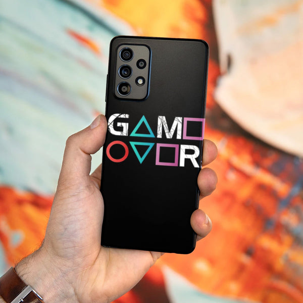 Husa Samsung Galaxy Galaxy A72 model Game Over, Silicon, TPU, Viceversa