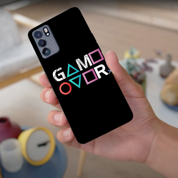 Husa compatibila cu Oppo Reno 5 4G model Game Over, Silicon, TPU, Viceversa