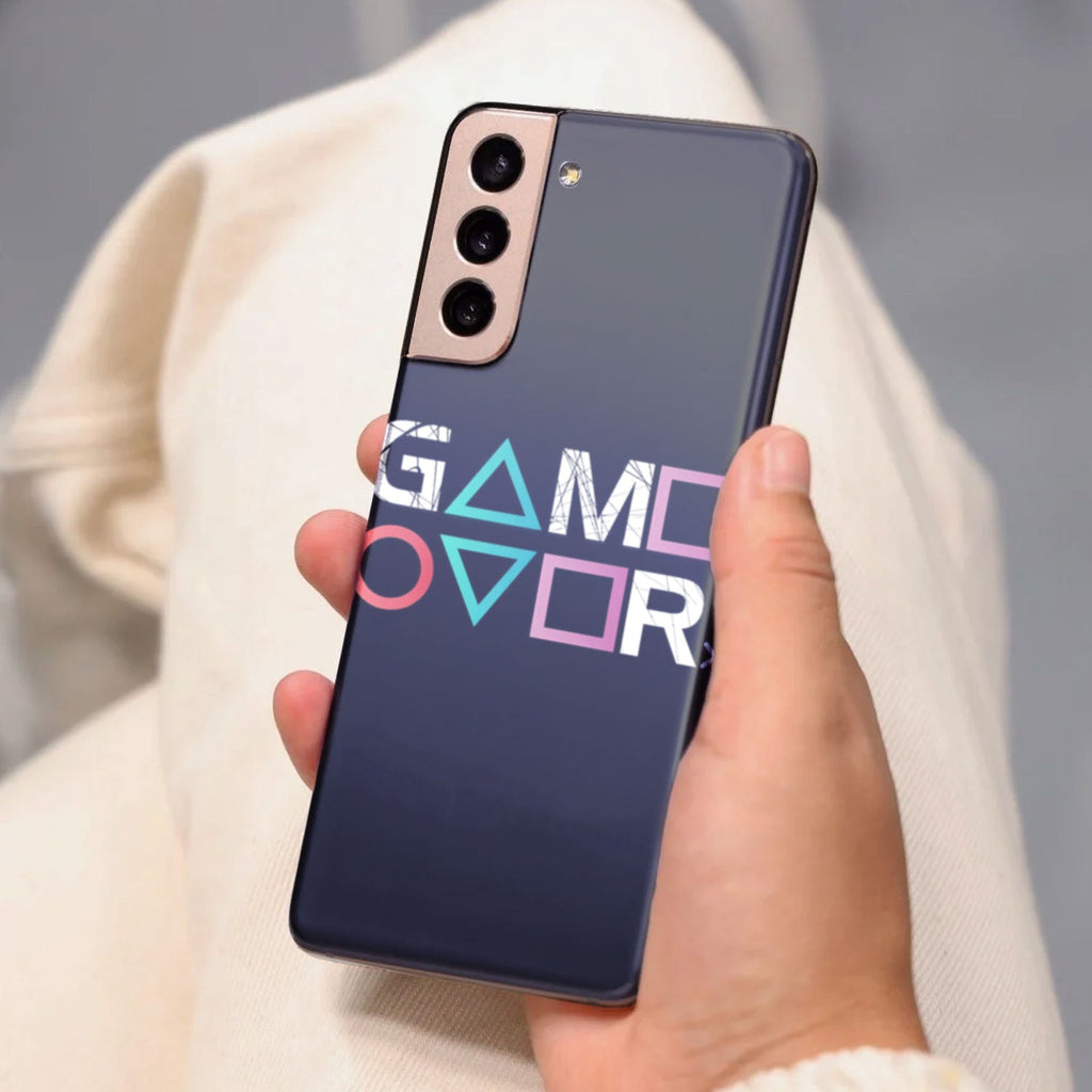 Husa Samsung Galaxy S21 FE model Game Over, Silicon, TPU, Viceversa