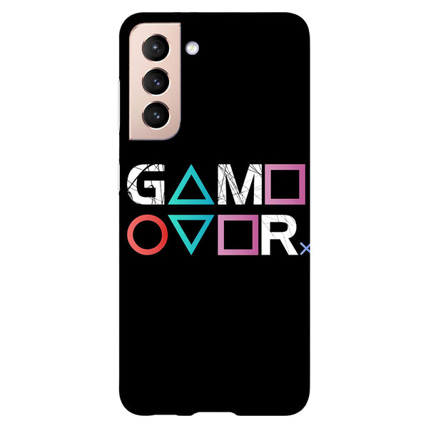 Husa Samsung Galaxy S21 FE model Game Over, Silicon, TPU, Viceversa