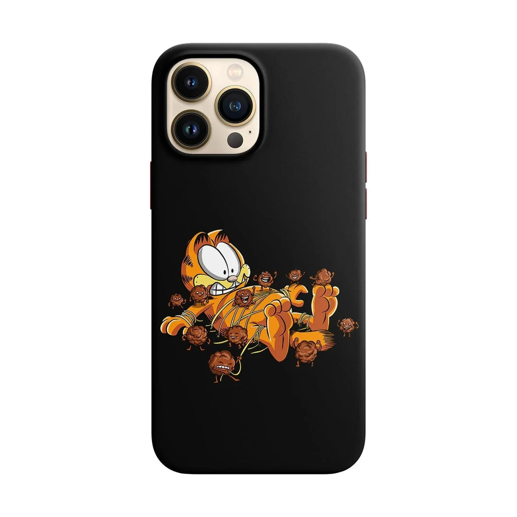 Husa compatibila cu Apple iPhone 14 Pro model Gartfield Meatballs revenge, Silicon, TPU, Viceversa - Viceversa
