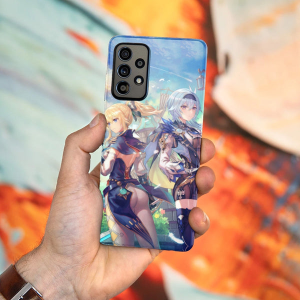 Husa compatibila cu Samsung Galaxy A73 5G model Genshin Impact, Silicon, TPU, Viceversa