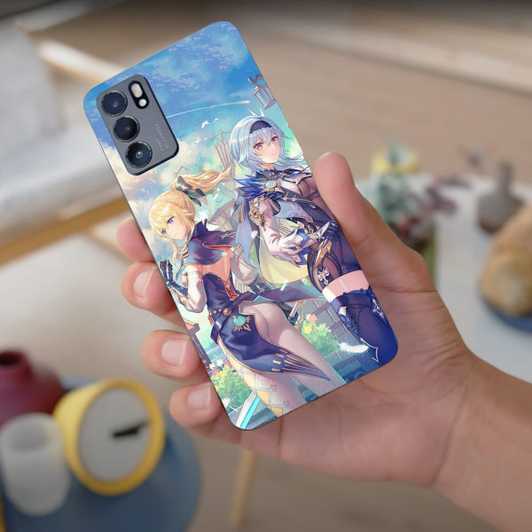 Husa compatibila cu Oppo Reno 5 4G model Genshin Impact, Silicon, TPU, Viceversa