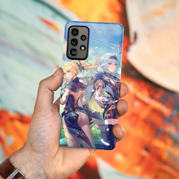 Husa compatibila cu Samsung Galaxy A52 5G model Genshin Impact, Silicon, TPU, Viceversa - Viceversa