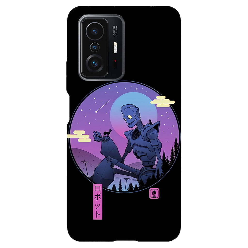 Husa compatibila cu Xiaomi Mi 11 Lite model Gentle Robot, Silicon, TPU, Viceversa