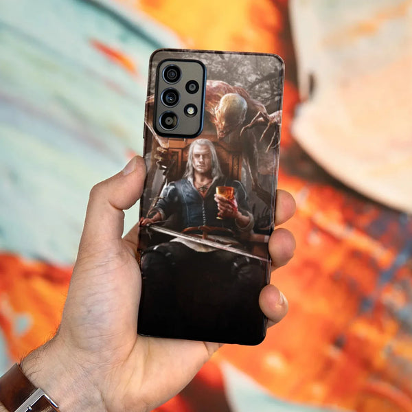 Husa compatibila cu Samsung Galaxy A53 5G model Geralt the witcher, Silicon, TPU, Viceversa - Viceversa