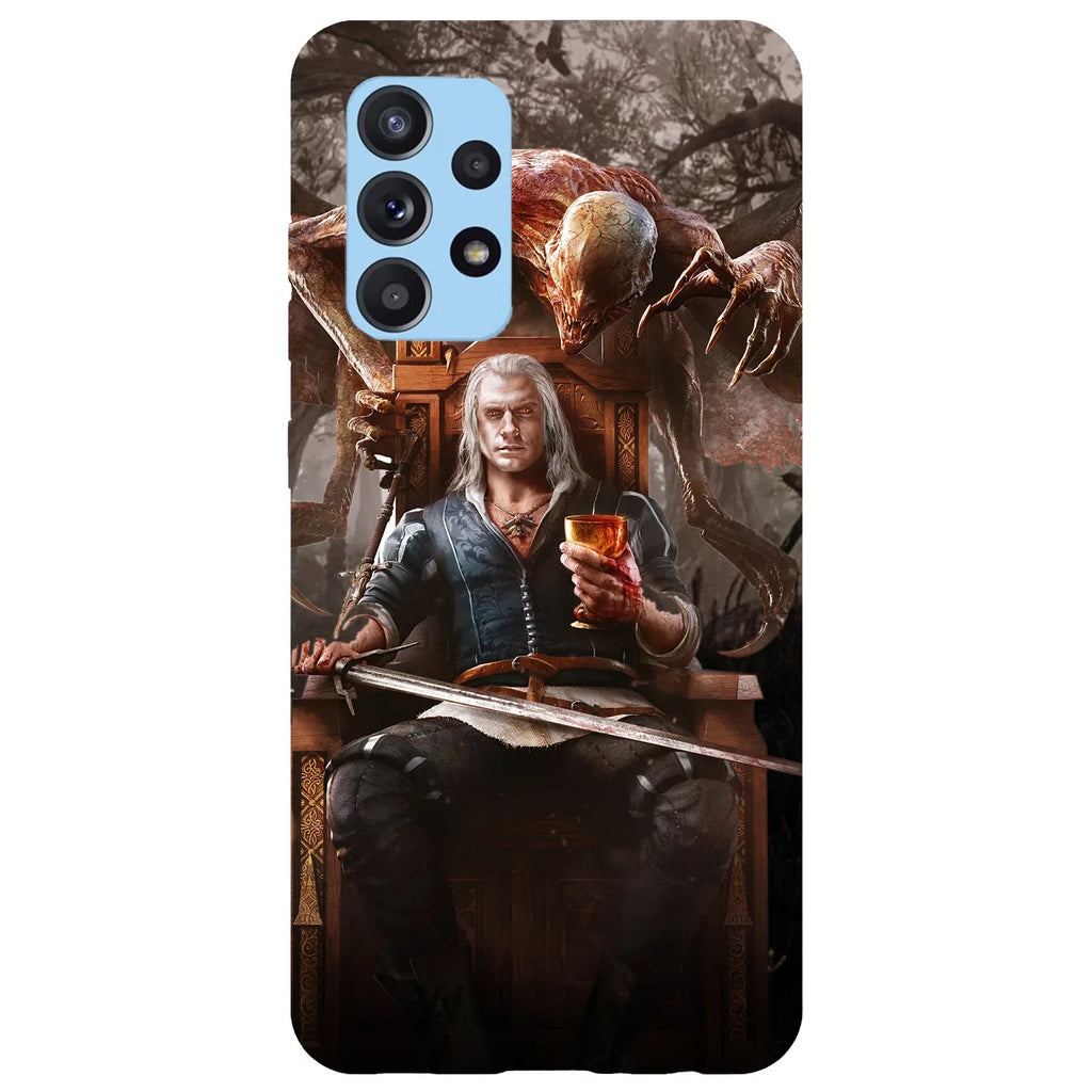 Husa compatibila cu Samsung Galaxy A53 5G model Geralt the witcher, Silicon, TPU, Viceversa - Viceversa