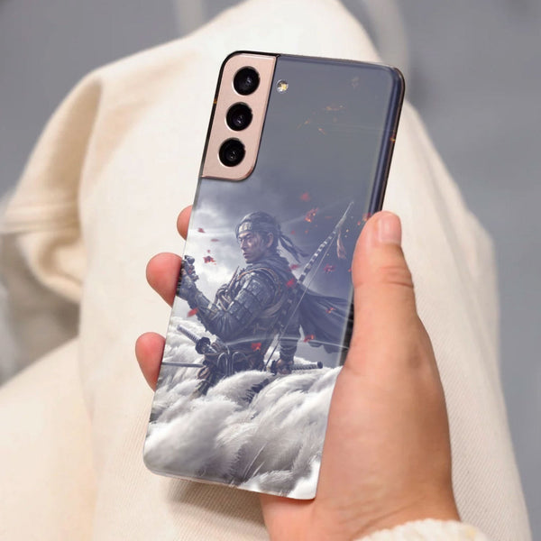 Husa compatibila cu Samsung Galaxy S21 FE model Ghost of Tsushima, Silicon, TPU, Viceversa