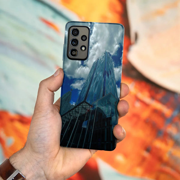 Husa compatibila cu Samsung Galaxy A53 5G model Glass City, Silicon, TPU, Viceversa - Viceversa
