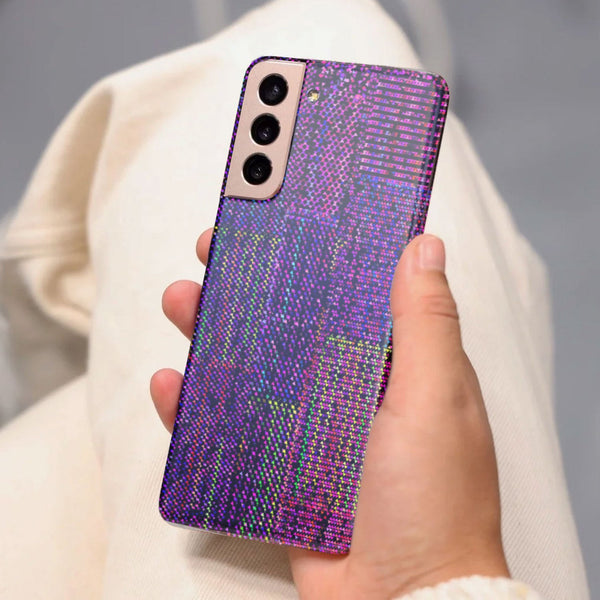 Husa compatibila cu Samsung Galaxy S21 FE model Glitthy, Silicon, TPU, Viceversa