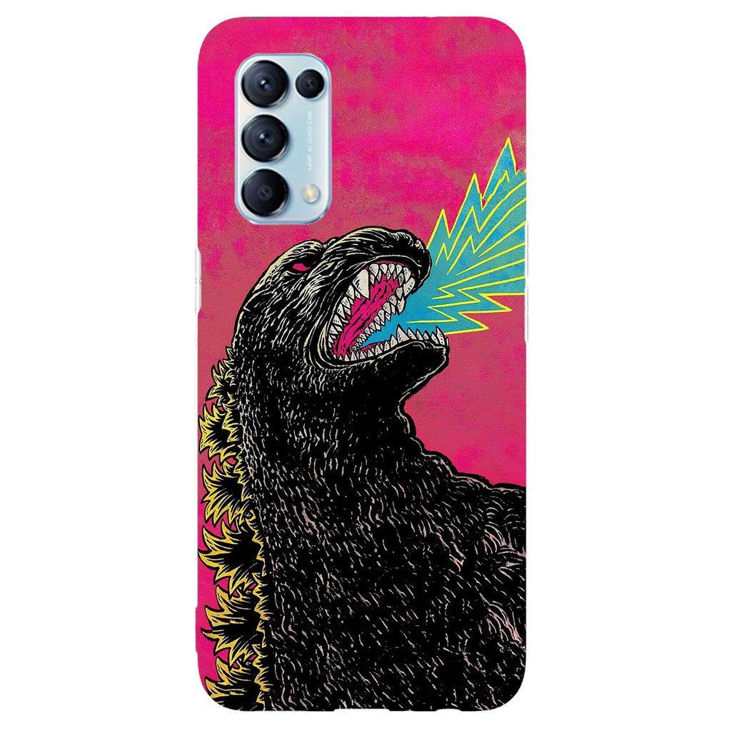 Husa compatibila cu Oppo Reno 5 4G model Godzilla, Silicon, TPU, Viceversa