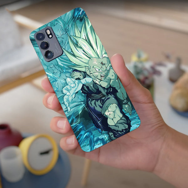 Husa compatibila cu Oppo Reno 5 4G model Gohan Dragon Ball, Silicon, TPU, Viceversa