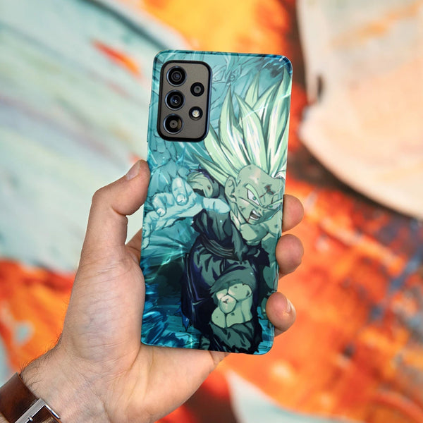 Husa compatibila cu Samsung Galaxy A73 5G model Gohan Dragon Ball, Silicon, TPU, Viceversa