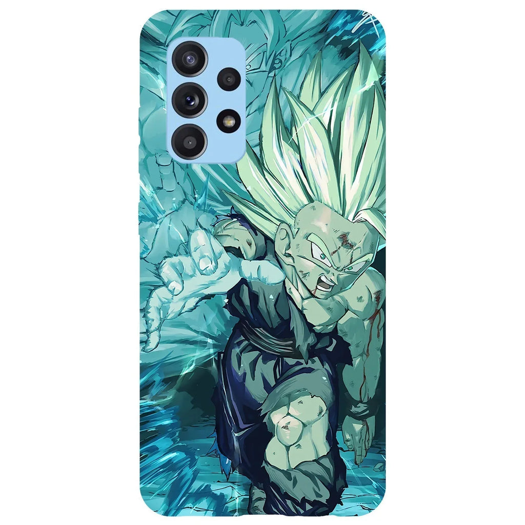 Husa compatibila cu Samsung Galaxy A22 5G model Gohan Dragon Ball, Silicon, TPU, Viceversa - Viceversa