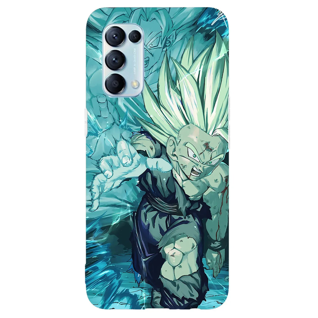 Husa compatibila cu Oppo Reno 6 Pro 5G model Gohan Dragon Ball, Silicon, TPU, Viceversa - Viceversa
