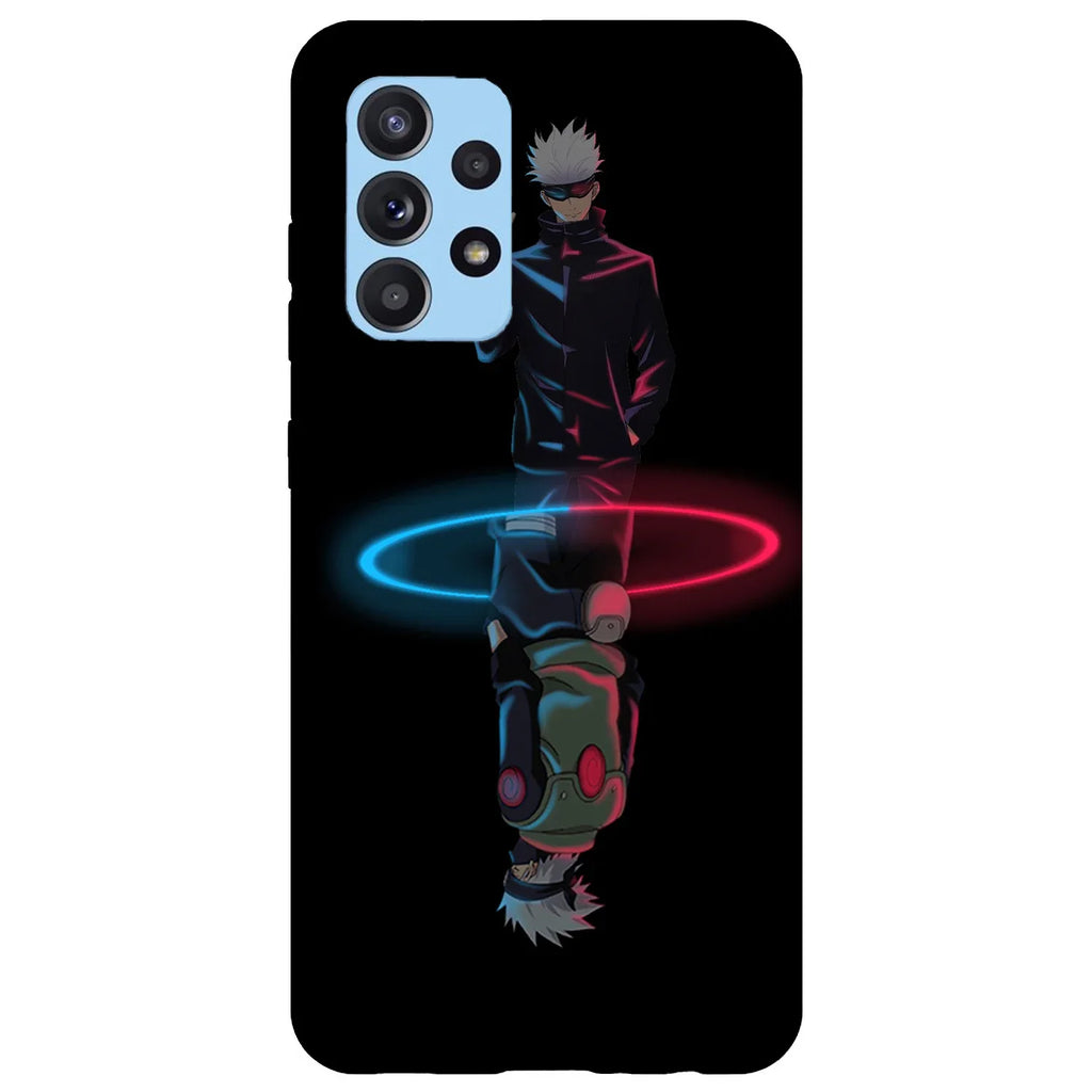 Husa compatibila cu Samsung Galaxy A53 5G model Gojo x Kakashi Neon, Silicon, TPU, Viceversa - Viceversa