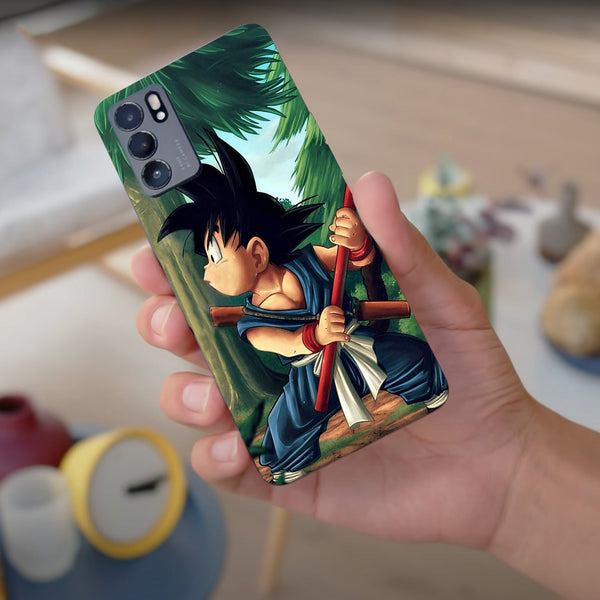 Husa compatibila cu Oppo Reno 5 4G model Goku Dragon Ball Z, Silicon, TPU, Viceversa