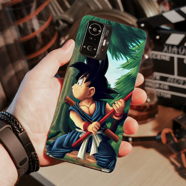 Husa compatibila cu Xiaomi Mi 11 Lite model Goku Dragon Ball Z, Silicon, TPU, Viceversa