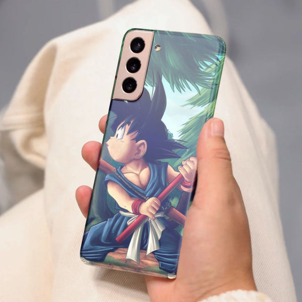 Husa Samsung Galaxy S21 FE model Goku Dragon Ball Z , Silicon, TPU, Viceversa