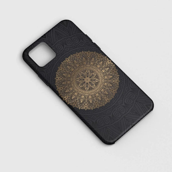 Husa compatibila cu Apple iPhone 12 model Gold Mandala, Silicon, TPU, Viceversa - Viceversa