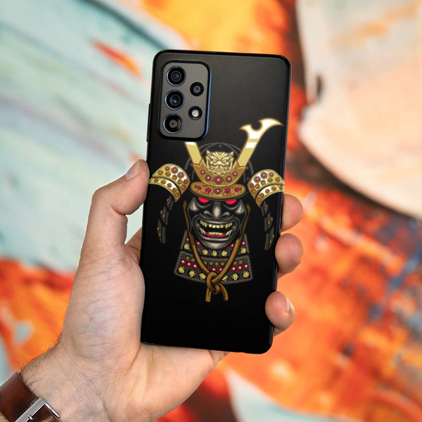 Husa compatibila cu Samsung Galaxy A73 5G model Gold Samurai, Silicon, TPU, Viceversa