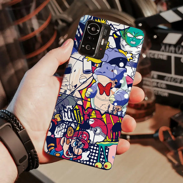 Husa compatibila cu Xiaomi Redmi 9A model Graffiti Cartoons, Silicon, TPU, Viceversa - Viceversa