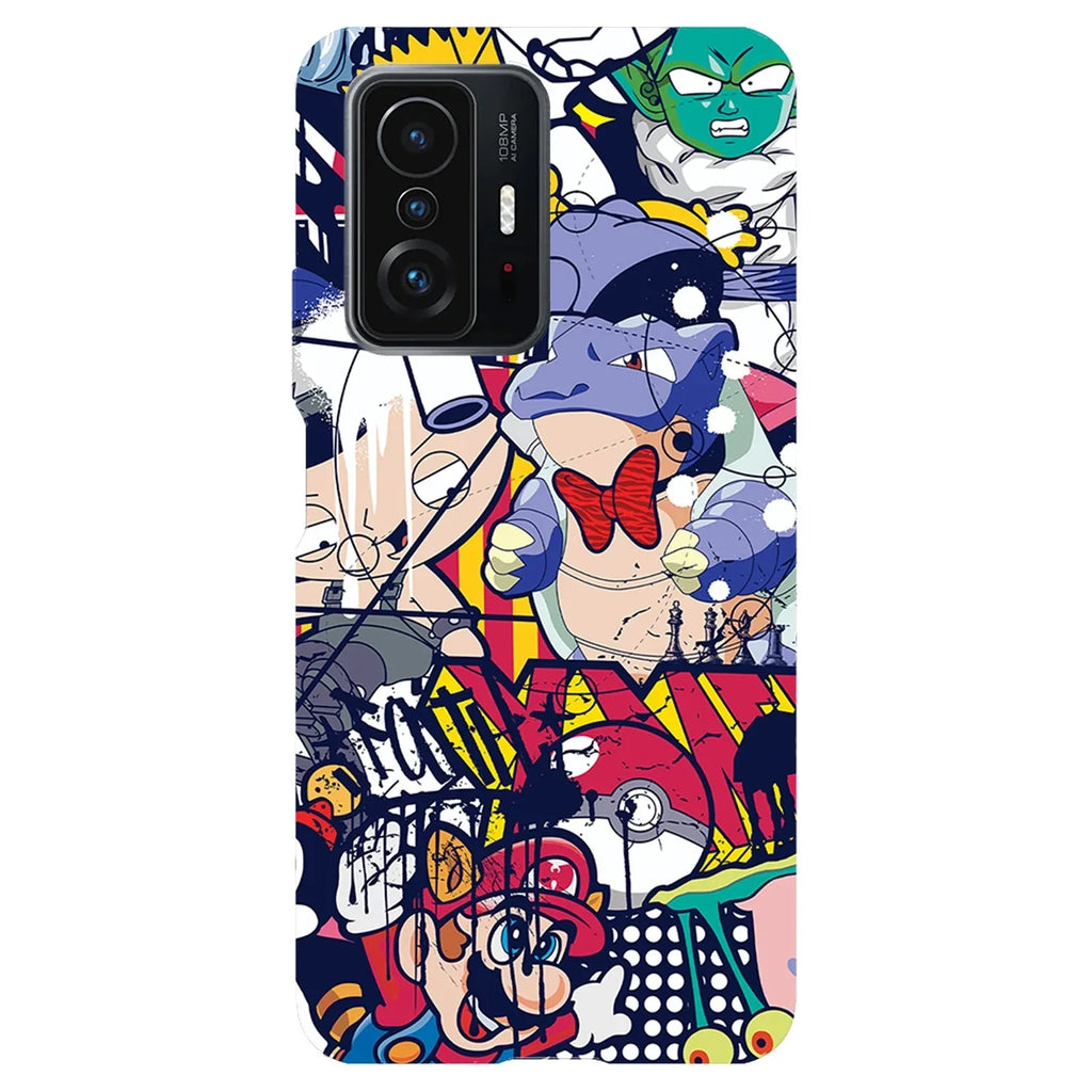 Husa compatibila cu Xiaomi Mi 11 Ultra model Graffiti Cartoons, Silicon, TPU, Viceversa - Viceversa