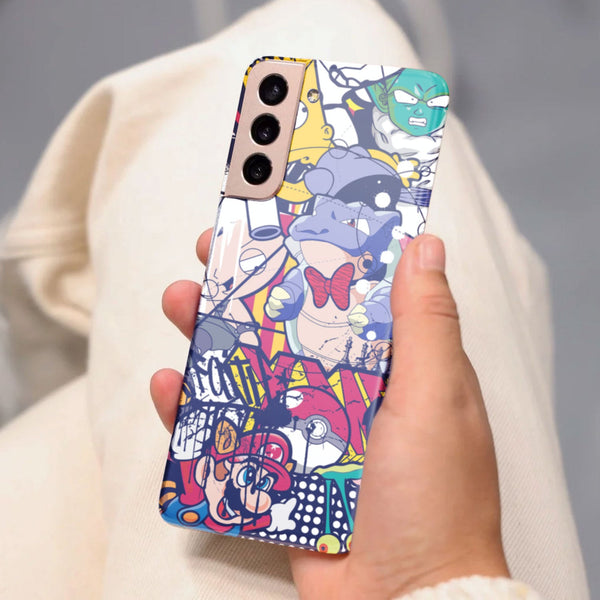 Husa Samsung Galaxy S21 FE model Graffiti Cartoons, Silicon, TPU, Viceversa