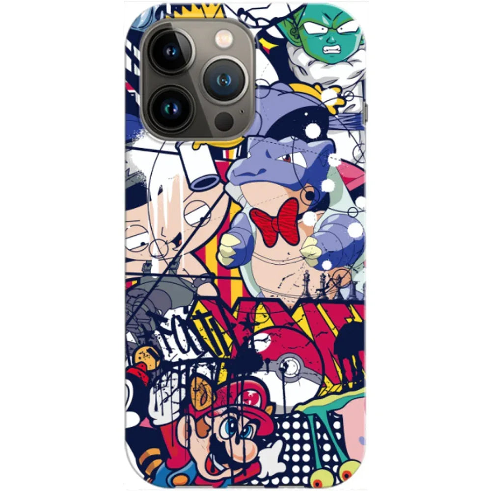 Husa Apple iPhone 11 Pro Max model Graffiti Cartoons, Silicon, TPU, Viceversa - Viceversa