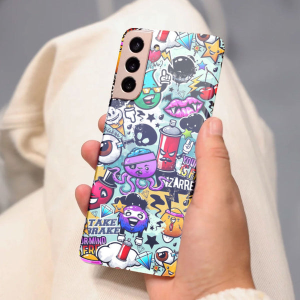 Husa Samsung Galaxy S21 FE model Graffity, Silicon, TPU, Viceversa