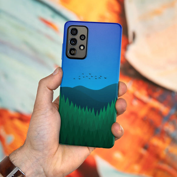 Husa compatibila cu Samsung Galaxy A73 5G model Grasslands, Silicon, TPU, Viceversa