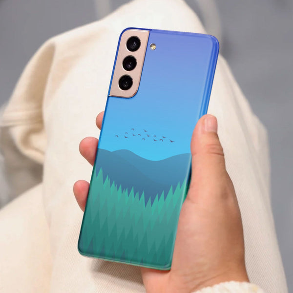Husa Samsung Galaxy S21 FE model Grasslands, Silicon, TPU, Viceversa