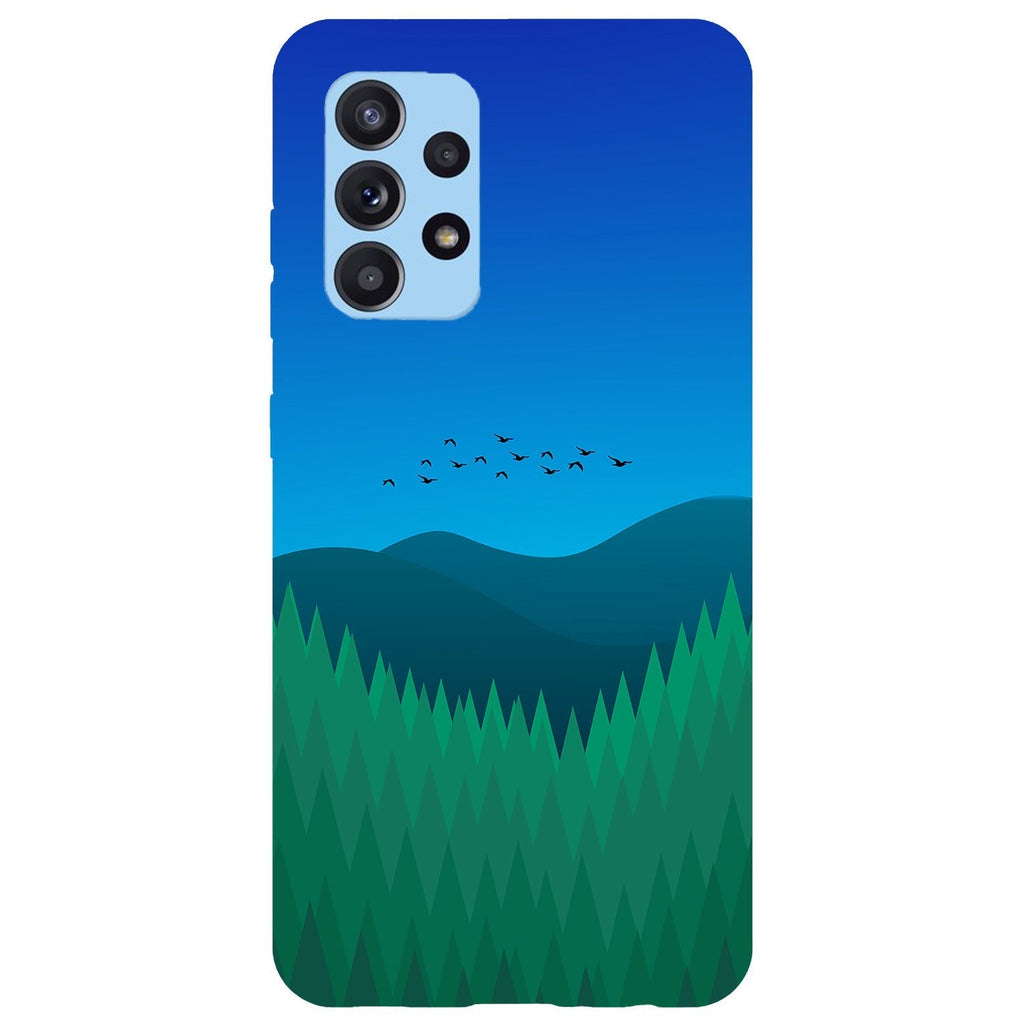 Husa compatibila cu Samsung Galaxy A73 5G model Grasslands, Silicon, TPU, Viceversa