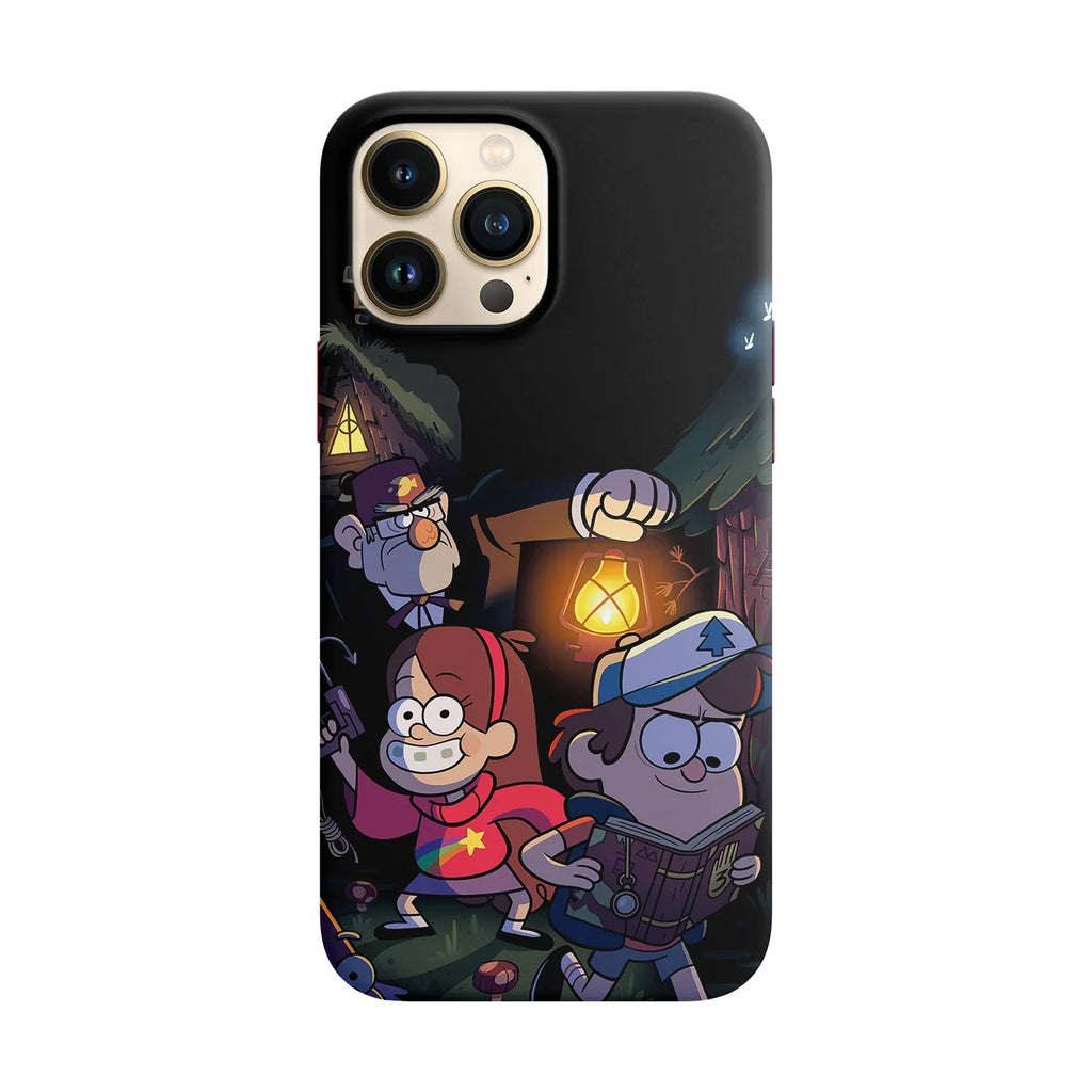Husa compatibila cu Apple iPhone 13 model Gravity Falls, Silicon, TPU, Viceversa - Viceversa