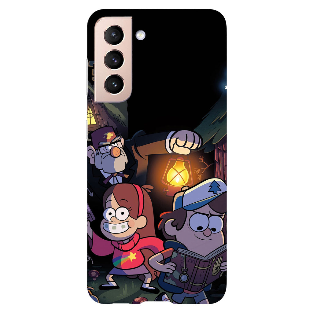 Husa compatibila cu Samsung Galaxy S21 FE model Gravity Falls, Silicon, TPU, Viceversa
