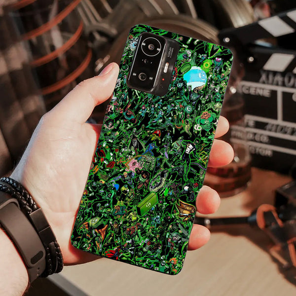 Husa compatibila cu Xiaomi Mi 11 Lite model Green Lanters, Silicon, TPU, Viceversa