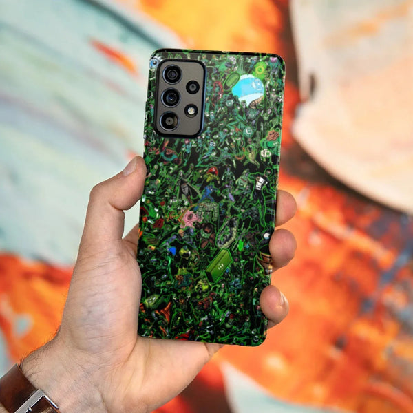 Husa compatibila cu Samsung Galaxy A22 4G model Green Lanters, Silicon, TPU, Viceversa - Viceversa