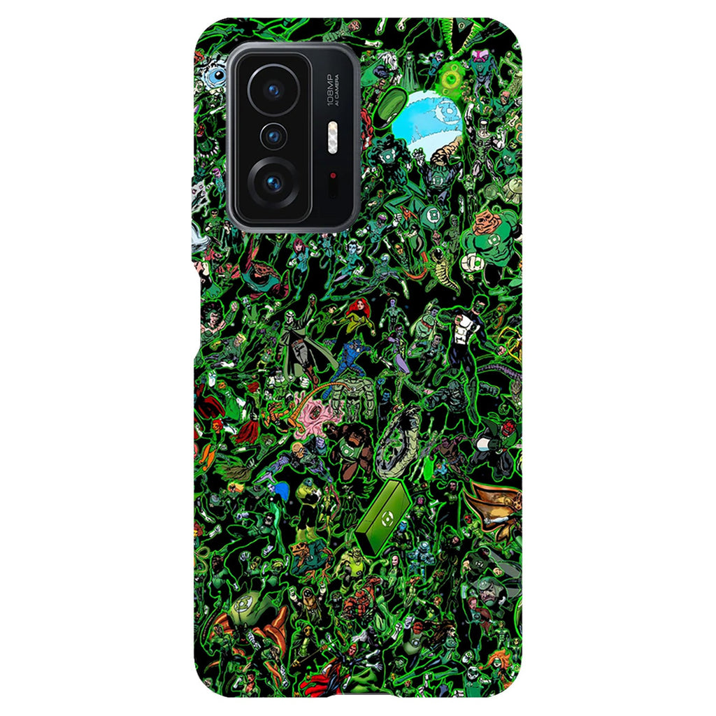 Husa compatibila cu Xiaomi Mi 11 Lite model Green Lanters, Silicon, TPU, Viceversa