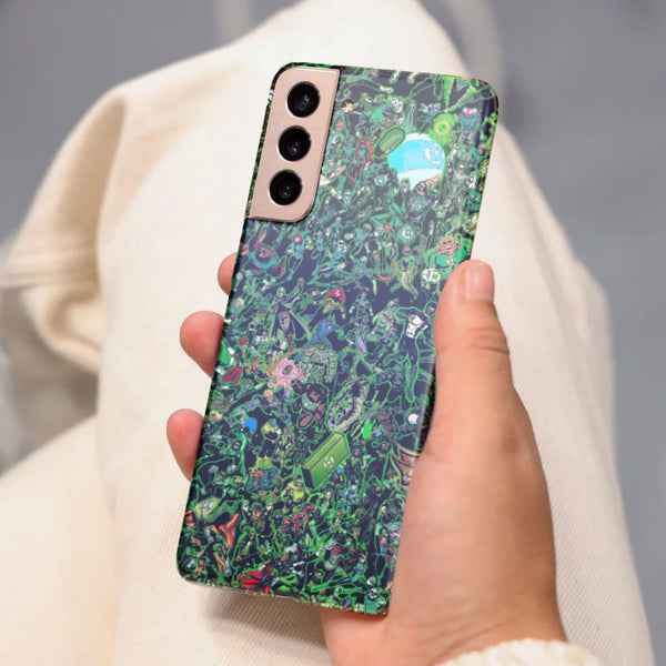 Husa Samsung Galaxy S21 FE model Green Lanters, Silicon, TPU, Viceversa