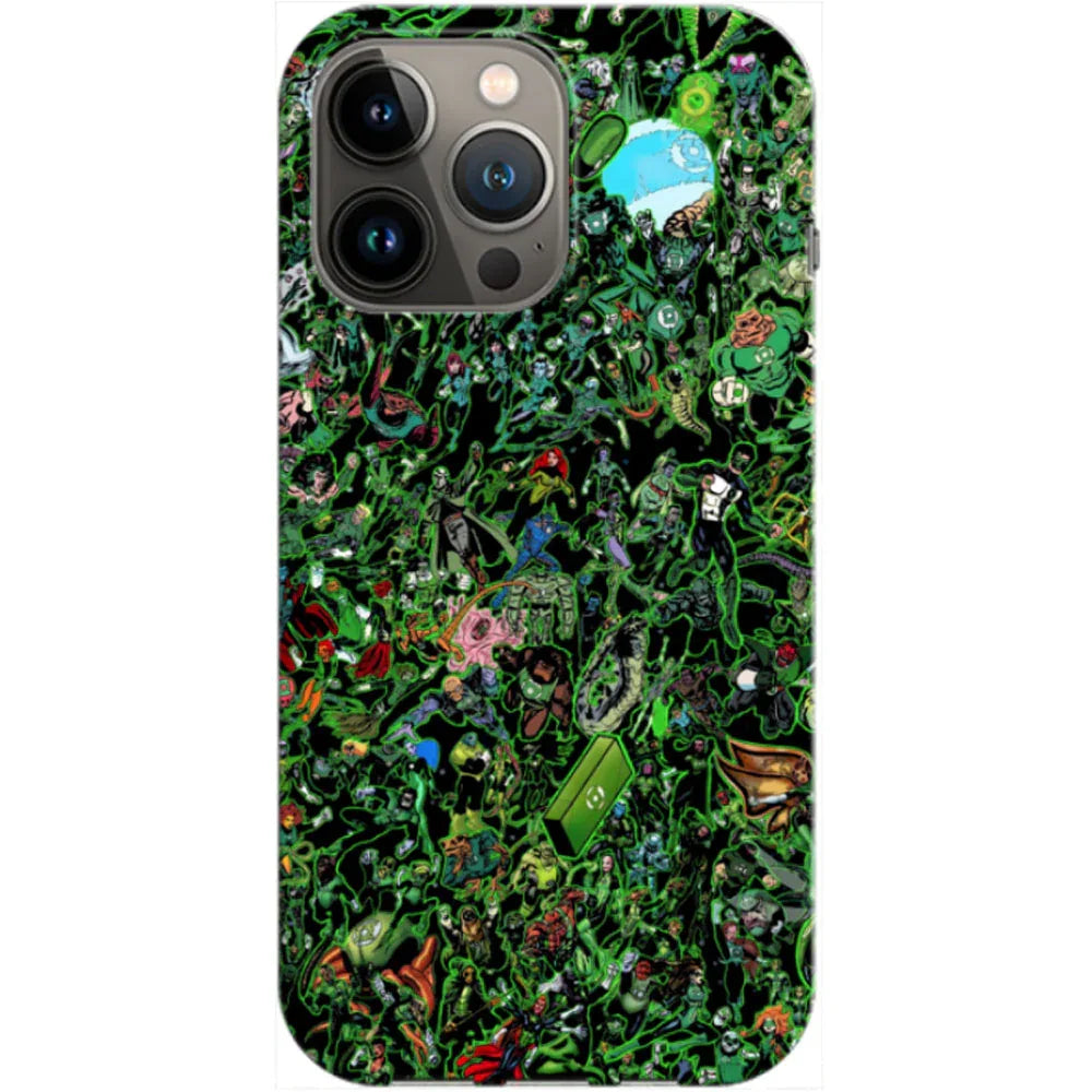 Husa compatibila cu Apple iPhone 14 Pro model Green Lanters, Silicon, TPU, Viceversa - Viceversa
