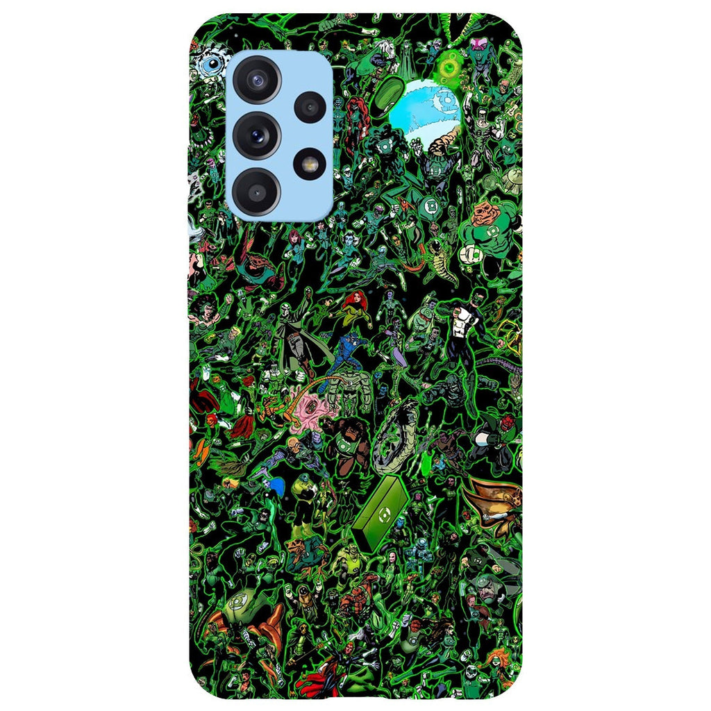 Husa compatibila cu Samsung Galaxy A73 5G model Green Lanters, Silicon, TPU, Viceversa