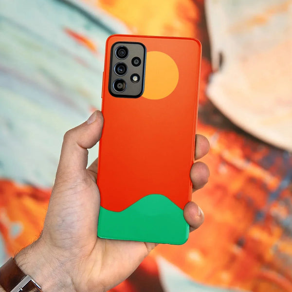 Husa compatibila cu Samsung Galaxy A22 4G model Green Sea, Silicon, TPU, Viceversa - Viceversa
