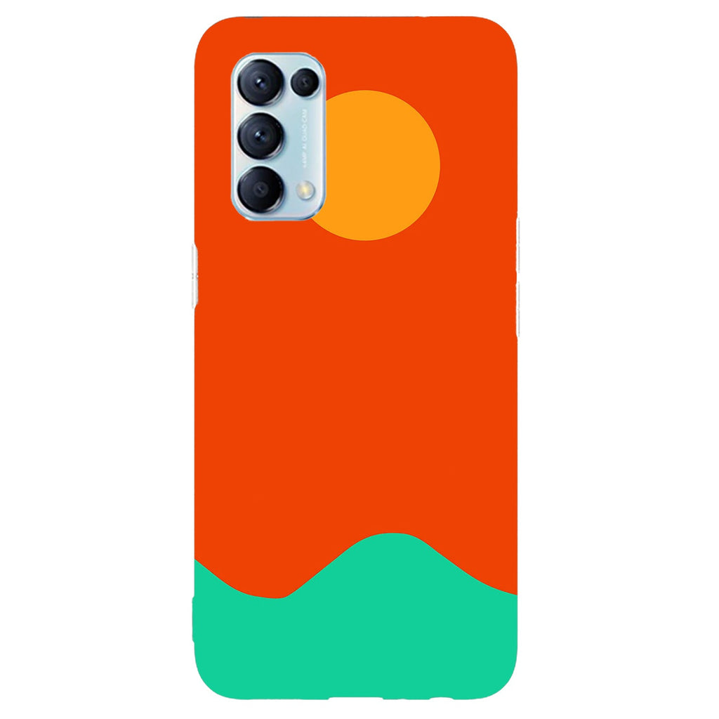 Husa compatibila cu Oppo Reno 5 4G model Green Sea, Silicon, TPU, Viceversa