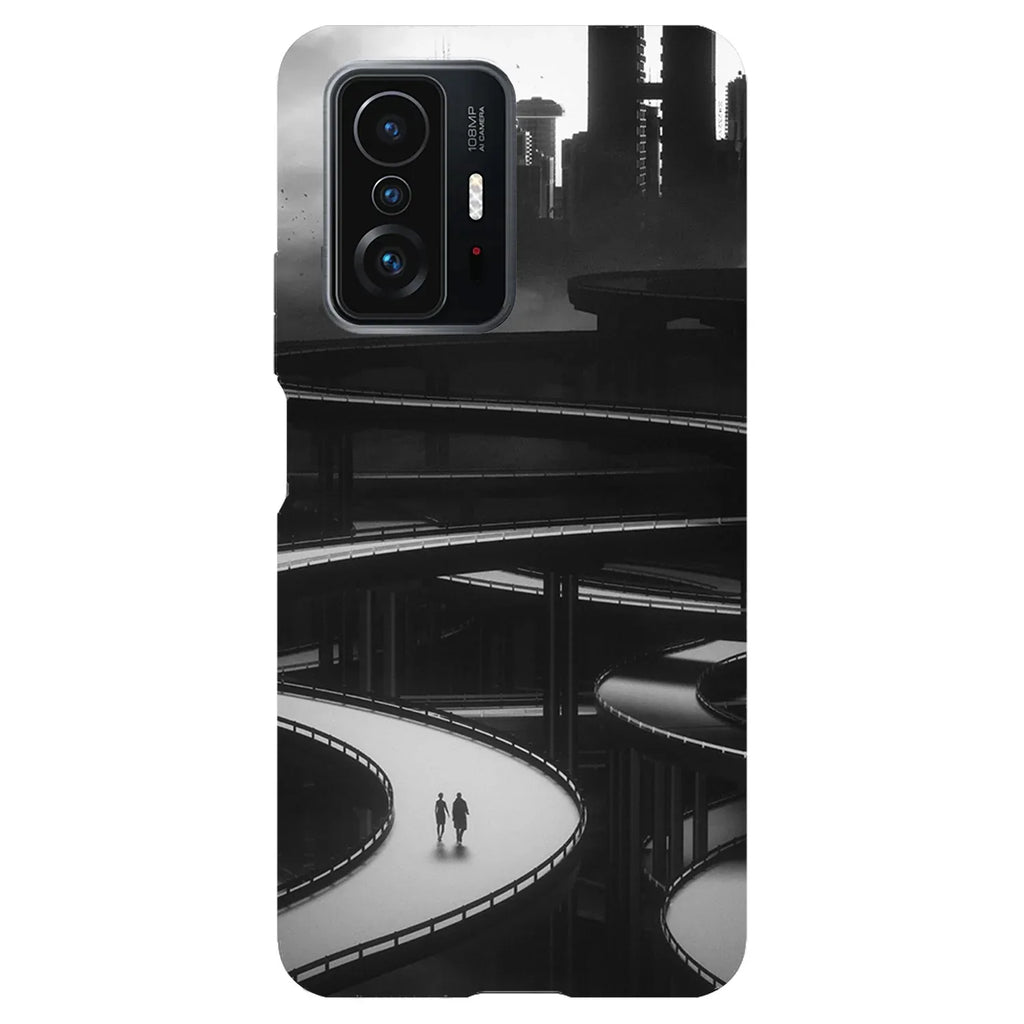 Husa compatibila cu Xiaomi Mi 11T Pro model Grey Future, Silicon, TPU, Viceversa - Viceversa